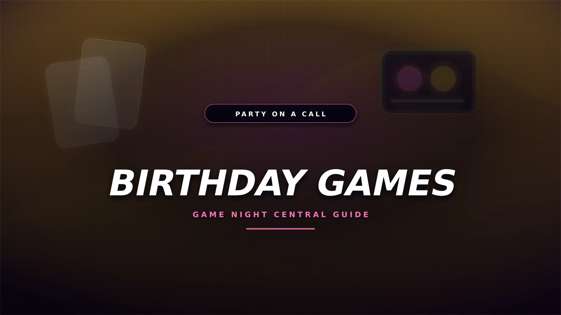 Birthday Party Games to Play Online