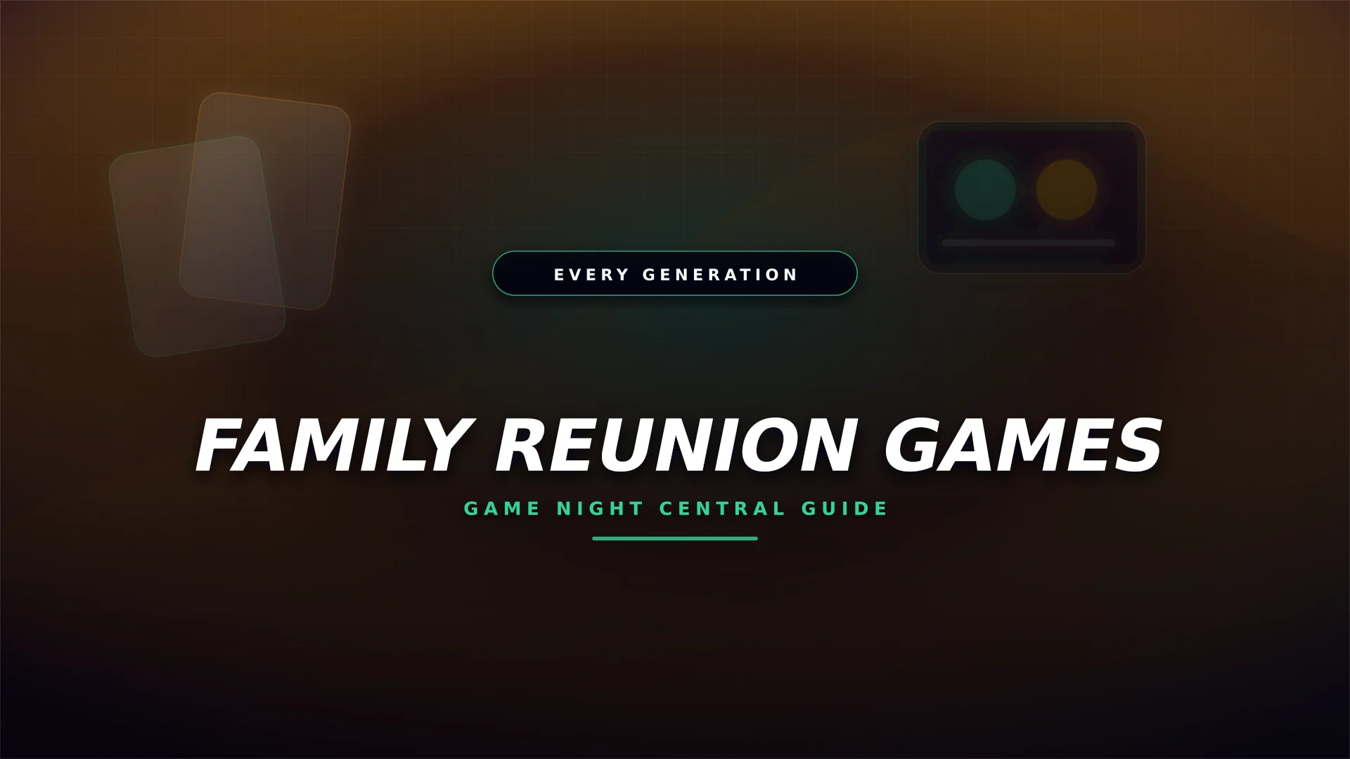 Family Reunion Games to Play Online