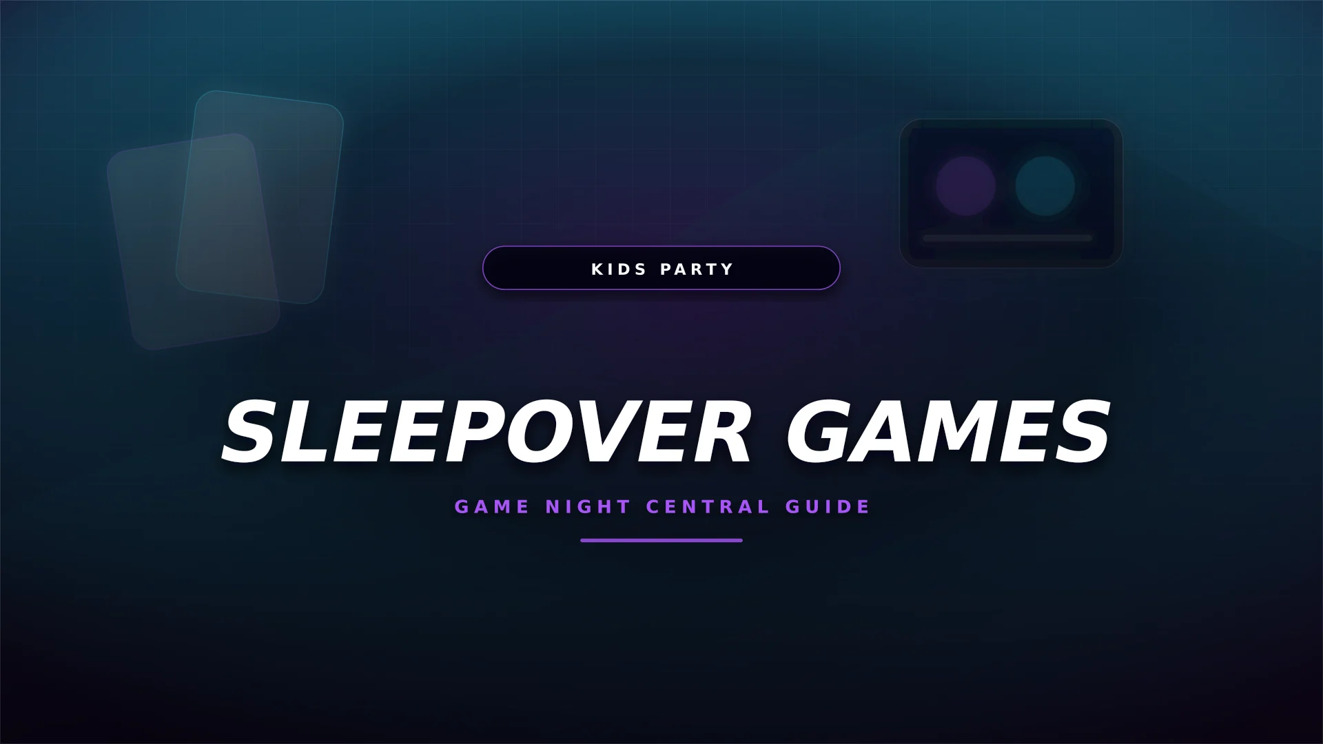 Sleepover and Kids' Party Games to Play Online