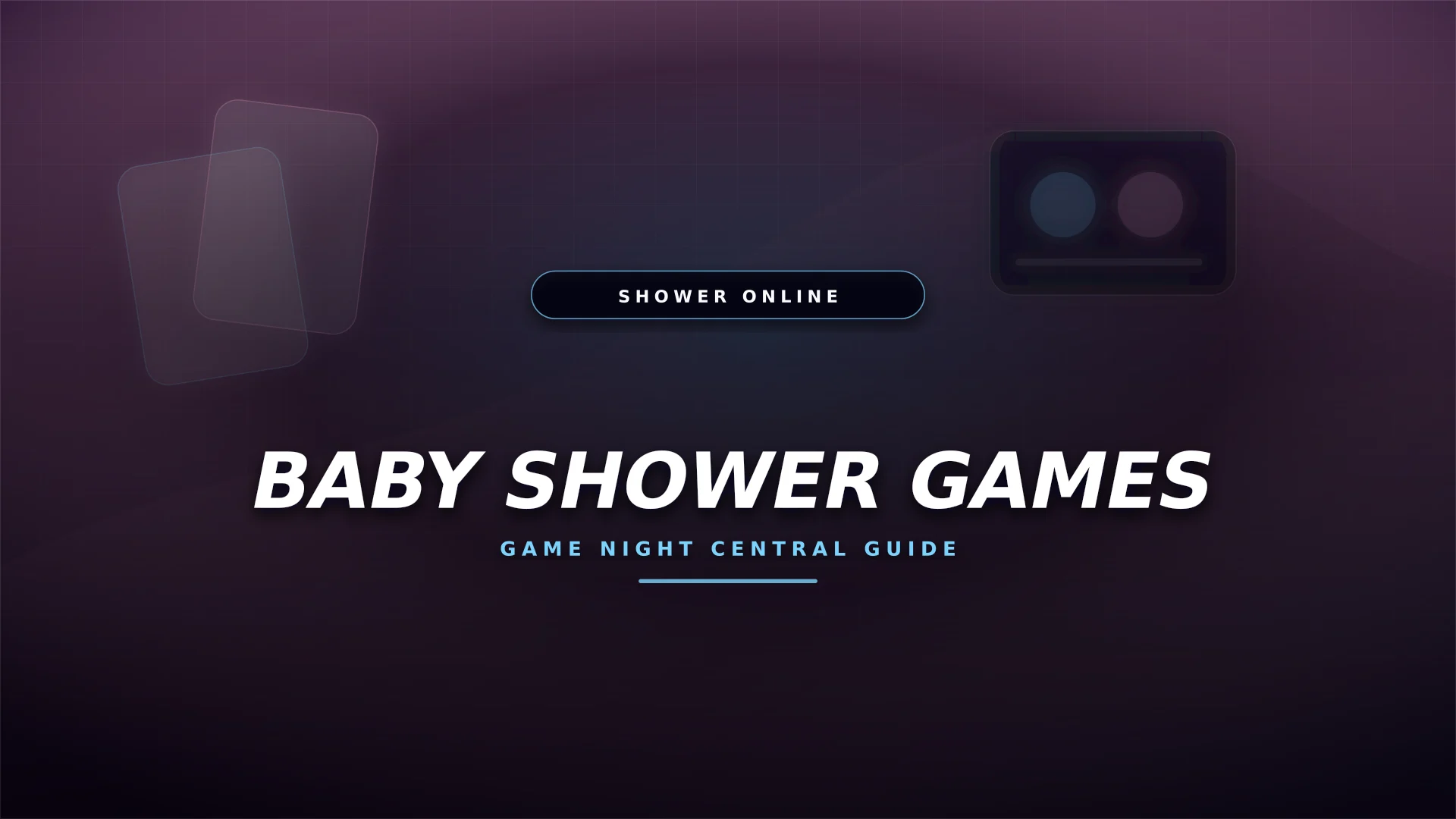 Virtual Baby Shower Games to Play Online
